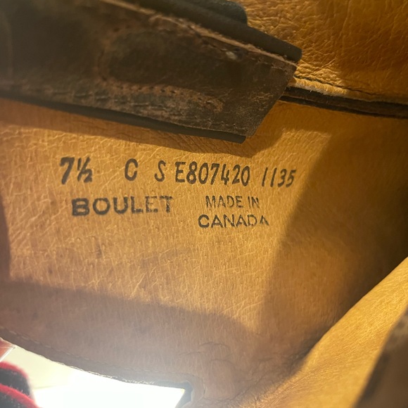 Ladies 7.5 Boulet Cowgirl Boots - Worn very little :) - Picture 8 of 13